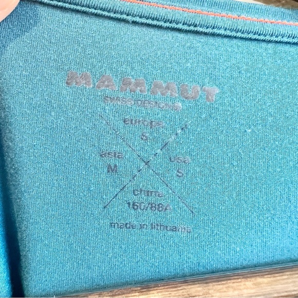 Mammut Alnasca Longsleeve Shirt Women's Size small Blue Baselayer Outdoor - Picture 4 of 9